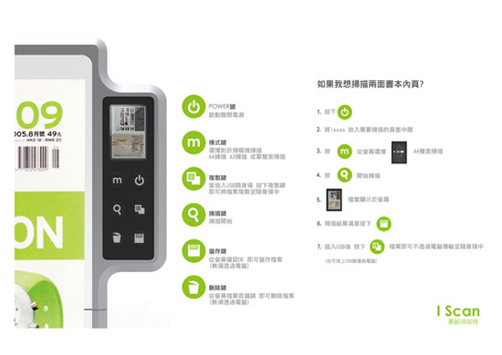 iscan 書籤掃瞄機